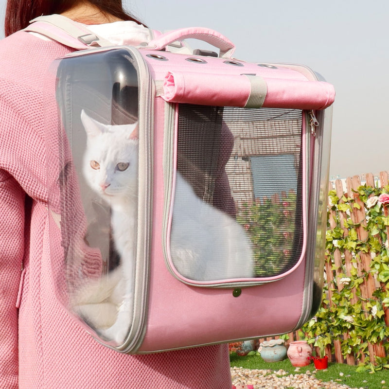 Bolsa de Transporte para Gatos Visão Panorâmica