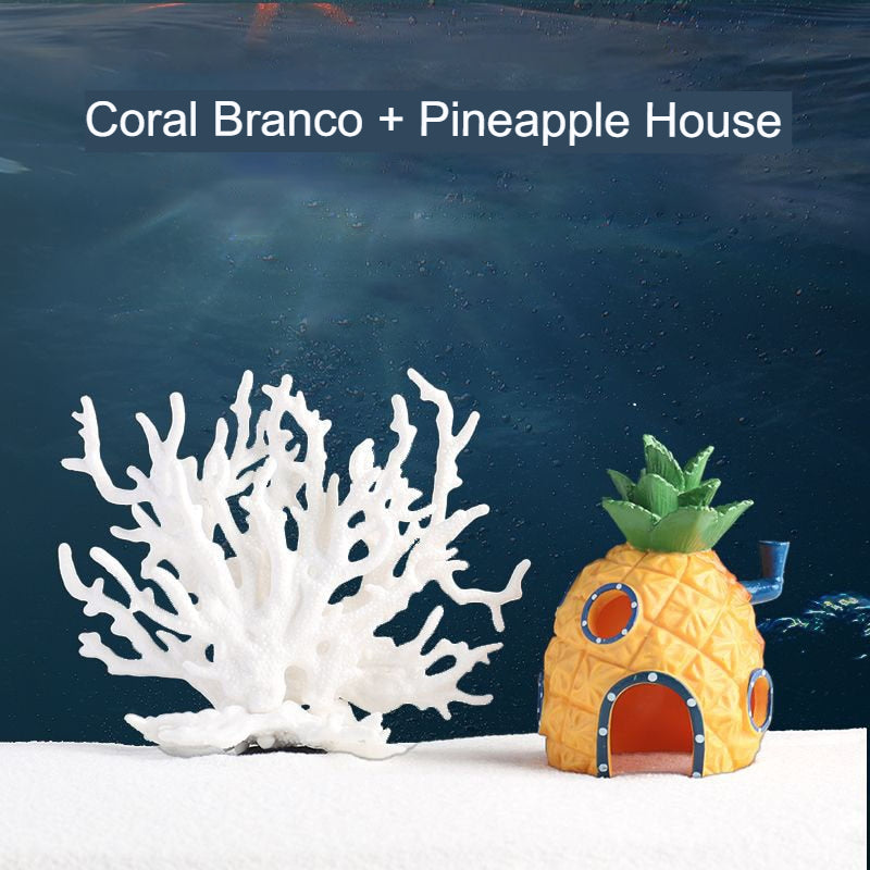 Decoração para Aquário Coral