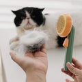 Escova para Gato  Autolimpante Aço Inoxidável