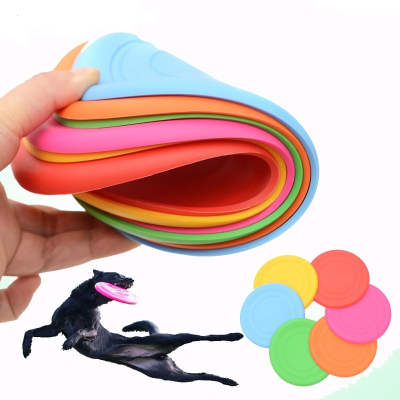 Brinquedo para Cachorro Frisbee de Silicone